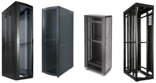 Black IRACK Rectangular Metal Server Racks