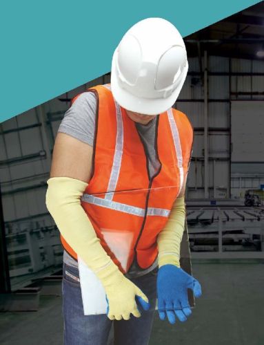 Para Aramide Latex Coated Gloves, For Material Handling, Automobile Construction, Glass Factories, Forestry .