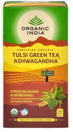 Organic India Green Tea, Packaging Type : Box