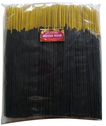 Charcoal Golden Musk Incense Stick, Color : Black