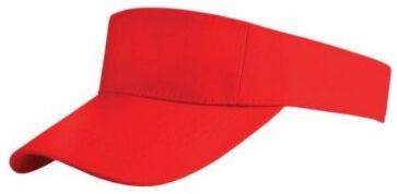 Plain Cotton Visor Cap, Packaging Type : PP Bag