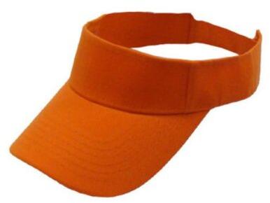 Sun Visor Cap, Color : Orange