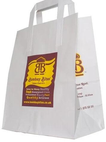 Printed Paper Promotional Packaging Bag, Style : Handled