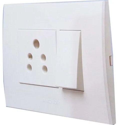White Polycarbonate Modular Switch