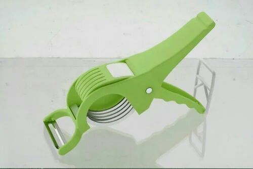 Plastic Vegetable Cutter, Color : Blue, Green