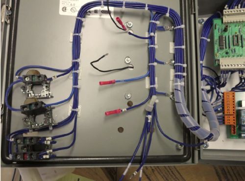 Electronic Control Cabinet PLC Wiring