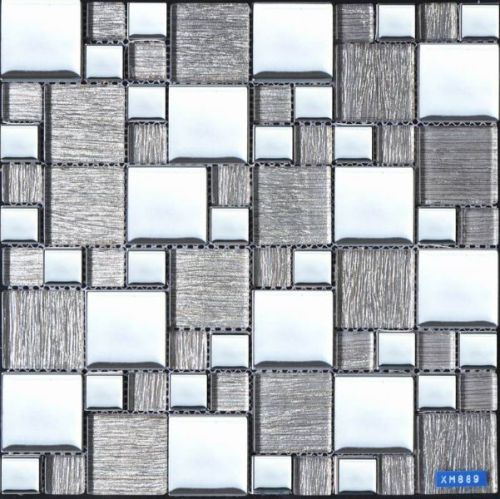 Grey Stainless Steel Style Mosaic