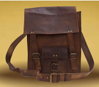 Leather Messenger Bag