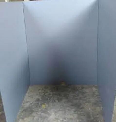 Plain Plastic Corrugated Voting Compartments, Color : Blue