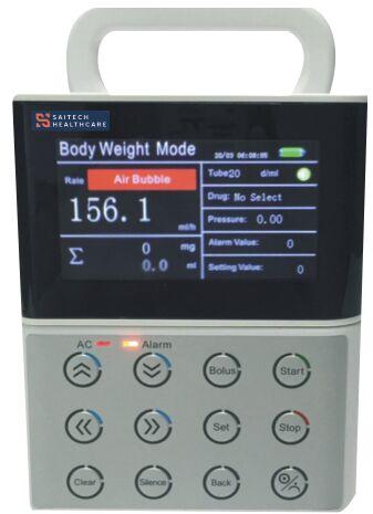 Volumetric Infusion Pump SmartFuzor STI-V3, For Critical Care, ICU, Emergency Ambulatory Purpose