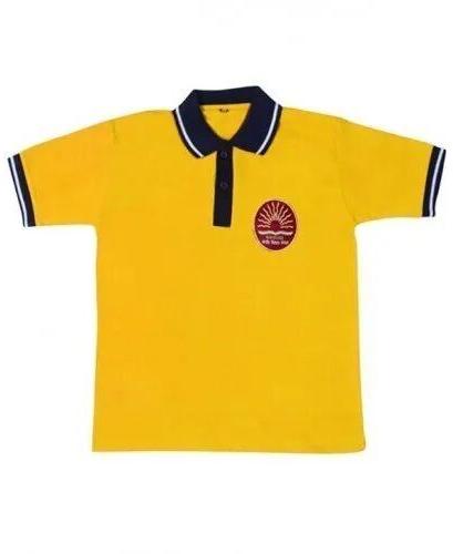 Collar Neck School T Shirt, Size : XXL