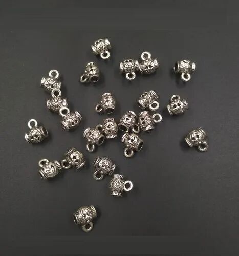 Custom Metal Loop Bead, Packaging Type : 12 Pieces Packet