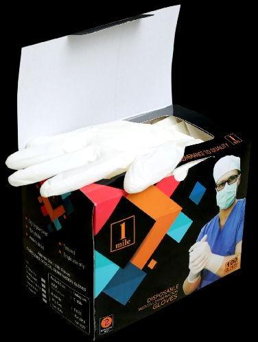 1Mile Latex Examination Gloves 