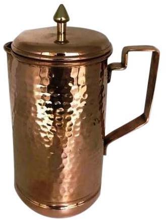 Copper Water Jug, Size : 7' X 5 Inches