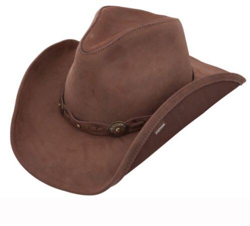 Plain Cowboy Hat, Color : Brown