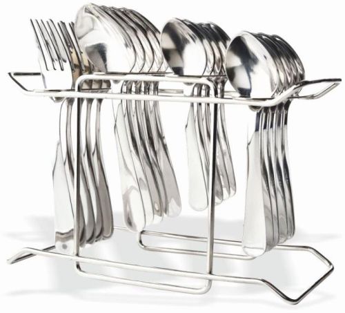 Diamond Stainless Steel Cutlery Set, For Kitchen Use, Hotel Restaurant Home, Packaging Size : 24-piece