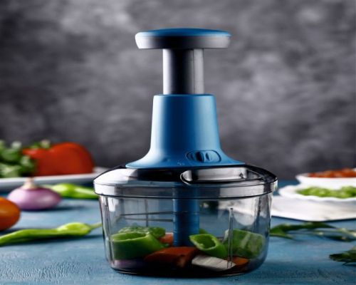 Manual 2 In 1 Push Chopper, For Kitchen Use, Blade Material : Stainless Steel