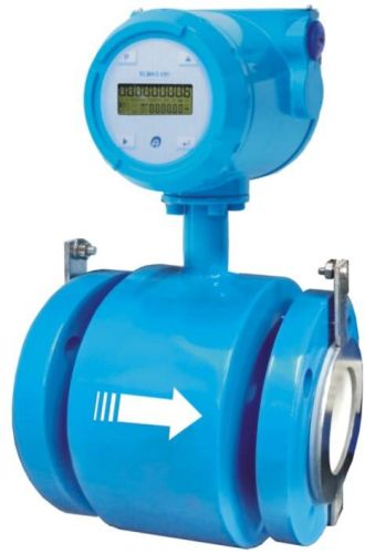 Fully Automatic Battery Aluminum Magnetic Flow Meter, For Industrial, Size : Multisizes