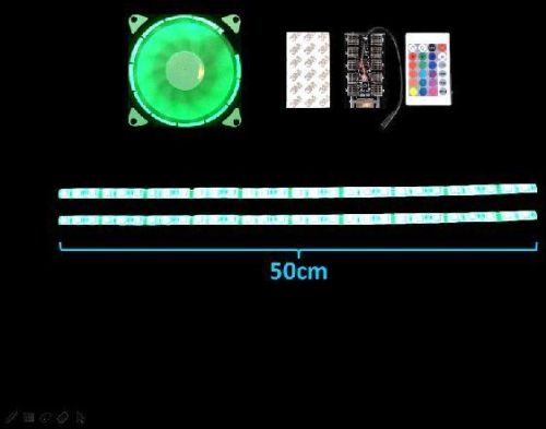 Dazzling Computer Water Cooling LED Fans