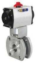 316 Stainless Steel DN15-DN100 Flanged Pneumatic Ball Valve