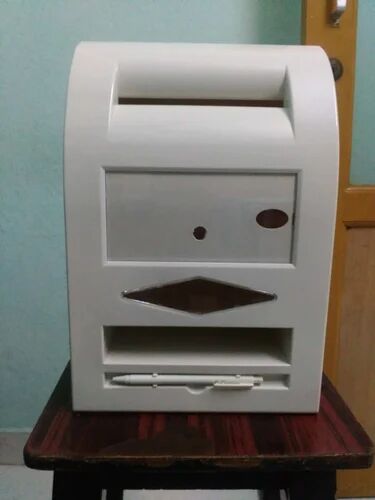 White Smart Plastic Exhibition Drop Box, For Office