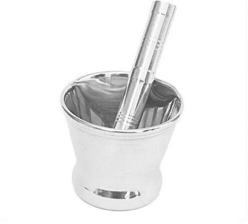 Stainless Steel Khalbatta, Handle Length : 13.20 Cm