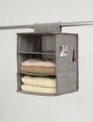 3 Shelf Printing Hang Bag, Hanging Garment Organizer