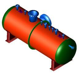 Pressure vessels, Material : Stainless Steel
