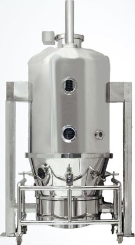 Silver Coated Automatic Stainless Steel Fluid Bed Dryer, For Industrial