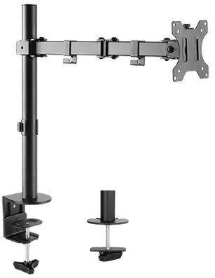 Cast Aluminium Single Arm Monitor Mount, Screen Size : 13'-32'