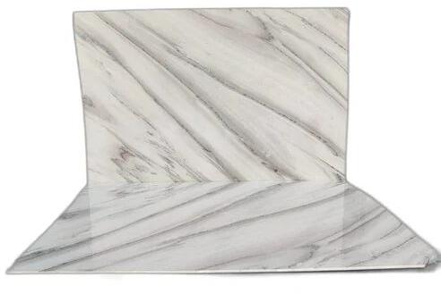 Rectangular Marble Slab, Color : White