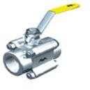 FOREGED AND CAST 3 PIECE BALL VALVES