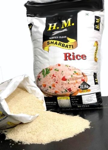 Soft Normal Sharbati Steamed Rice, Color : White