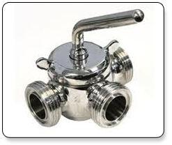 Three Way Plug Valve Without Union