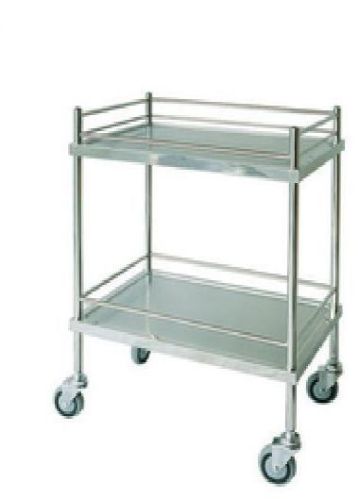 Rectangular Aluminium Instrument Trolley, For Hospital Use, Capacity : 10-50kg