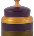 Wooden Hand Painted Multiutility Jar