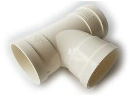 PVC Equal Tee, Shape : round, Packaging Type : blanco y gris