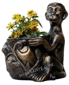 INDU Monkey Shaped Plant Pot