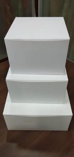 Paper Cake Box, Size : 7x7x5 Inch, 8x8x5 Inch, 10x10x5 Inch