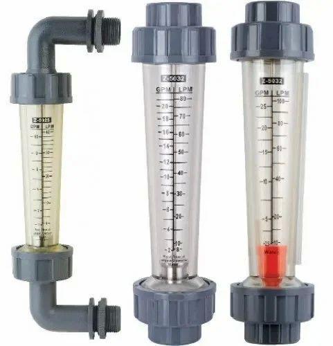 Polished Glass Acrylic RO Plant Rotameter, For Industrial, Laboratory, Feature : Online Installation