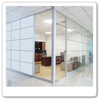 Aluminium partitions
