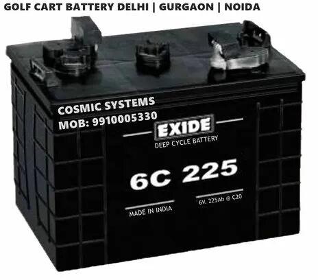 Exide Golf Cart Range Batteries, Voltage : 6Volt