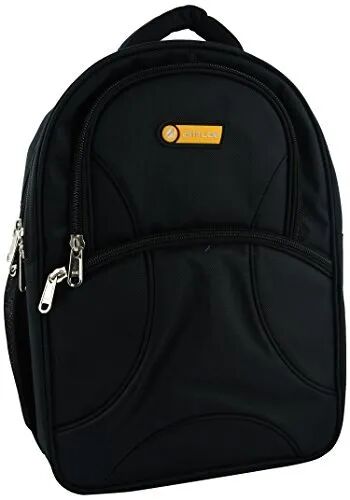 Plain PVC School Bag, Color : Black