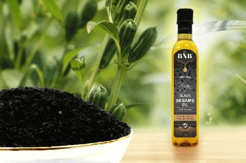 Virgin Black Sesame Oil Cold Pressed, Packaging Type : 500ml