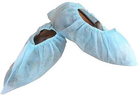 Non-woven Non Woven Shoe Cover, Color : Blue