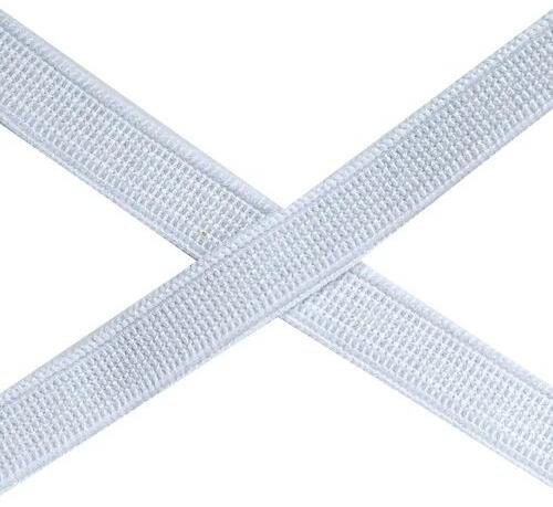 Plain Garment Elastic Tape, Color : White