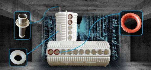 Solar Water Heater Plastic Tank 383, Brand Name : suntyeco