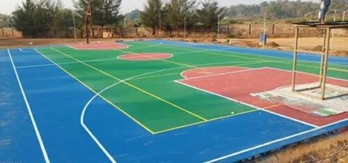 Synthetic Basketball Court