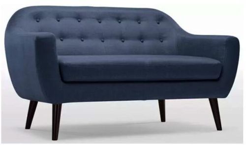 Two Seater Sofa, Color : Blue