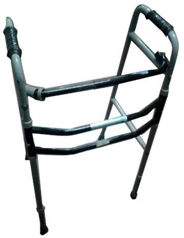 Aluminium Adjustable Walker, Color : Black Grey